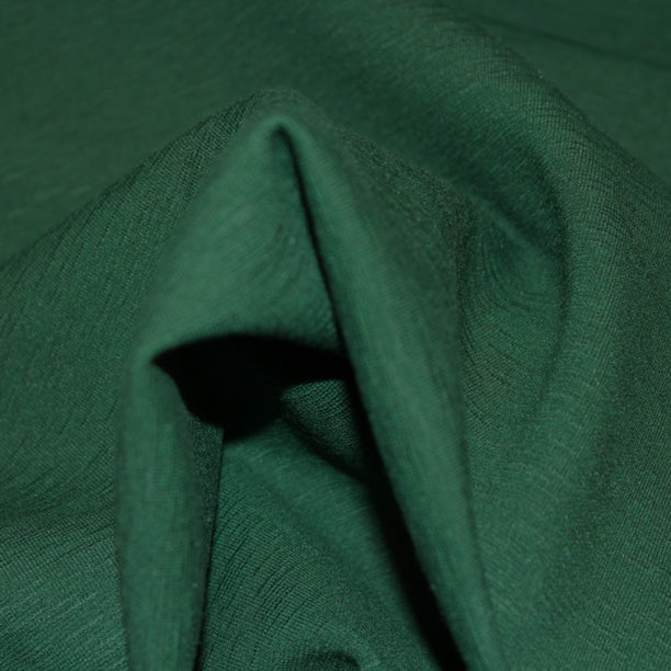 Wool Blend Knit - Deep Green/Teal - Fabrics & Fabrics
