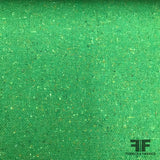 Italian Speckled Wool Tweed -  Green