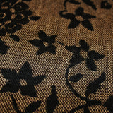 Floral Wool Tweed - Brown