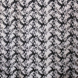 Garden Trellis Embroidered Tulle - Black/Grey