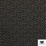 Cotton Blend Suiting - Black/Brown - Fabrics & Fabrics NY