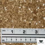 Sequins on Netting - Gold