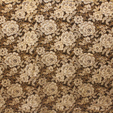 Rose Blossom Chantilly Lace - Gold/White