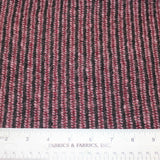 Striped Wool Tweed - Purple/Black