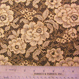 Rose Blossom Chantilly Lace - Gold/White