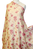 Floral Woven Brocade - Pink