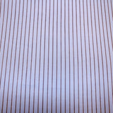 Striped Cotton Shirting - Blue/Navy