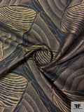 Ralph Lauren Metallic Abstract Brocade - Black/Gold