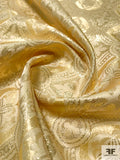 Metallic Ecclesiastical Brocade - Yellow-Gold