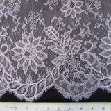 Floral Beaded Lace - Lavender - Fabrics & Fabrics NY