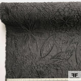 Italian Floral Brocade- Gray