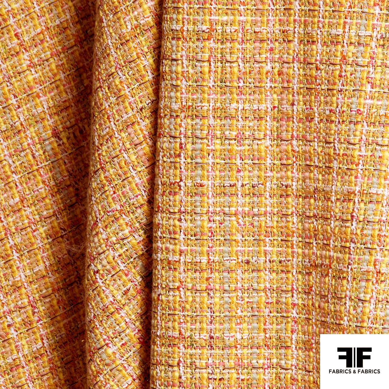 Cotton Tweed/Boucle Suiting - Multicolor - Fabrics & Fabrics NY