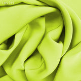 Silk Crepe Back Satin - Yellow Green