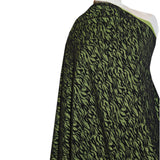 Novelty Knit - Black/Green