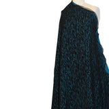 Novelty Knit - Blue/Black