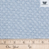 Basket Weave Cotton Suiting - Blue - Fabrics & Fabrics NY