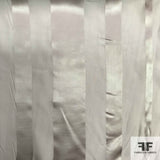 Striped Satin Silk Chiffon Burnout - Mauve