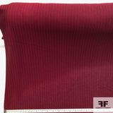 Textured Poly Knit - Maroon