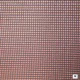 Metallic Houndstooth Brocade - Copper/Black