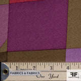 60's Mod Geometric Printed Wool - Multicolor