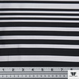 Yarn Died Silk Stripe - Black/White