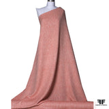 Cotton Blend Suiting - Orange/White - Fabrics & Fabrics NY