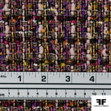 Multicolor Wool Tweed fabric 