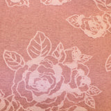Rose Printed Novelty Knit - Pink