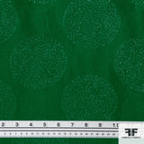 Italian Novelty Silk fabric - Green