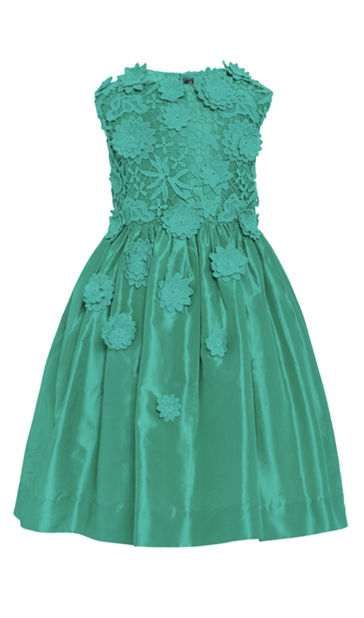 Jade Green Oscar De La Renta Guipure Lace - Fabrics & Fabrics Jade Green Oscar De La Renta Guipure Lace - Fabrics & Fabrics