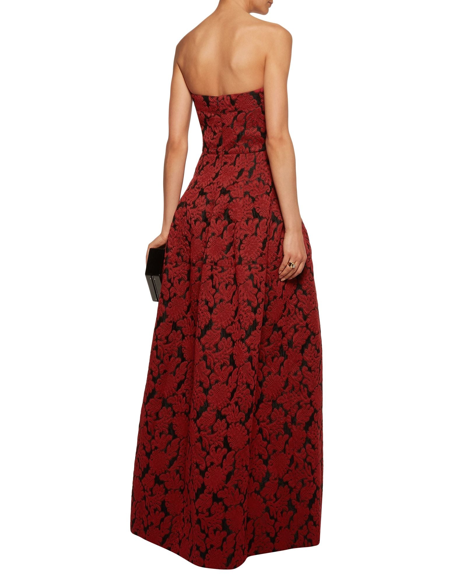 j mendel evening dresses J. Mendel Strappy Sweetheart Two-Tone Silk Gown