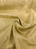 Heavy-Weight Gold Stamped Cotton Linen - Yellow Gold