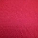 Basketweave Silk Jacquard - Crimson Red