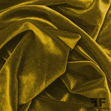 French Solid Panne Velvet - Yellow Gold